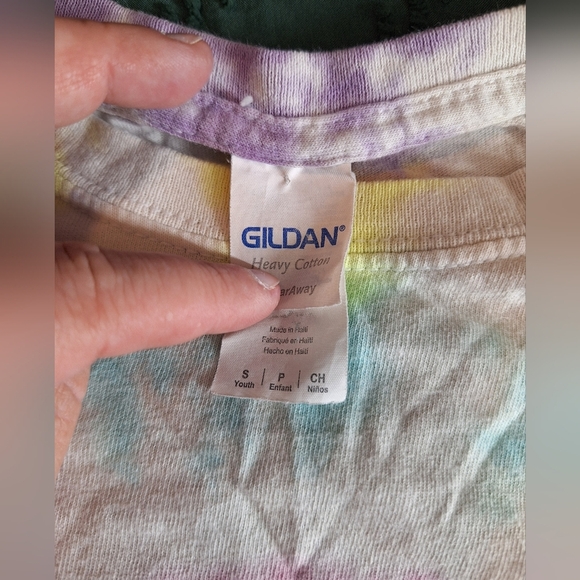 GIRLS TIE-DYE T-SHIRT SIZE SMALL OR 12-14 - Picture 2 of 2